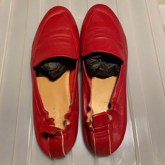 Everlane the Day Loafer in red leather - Picture 3 of 14